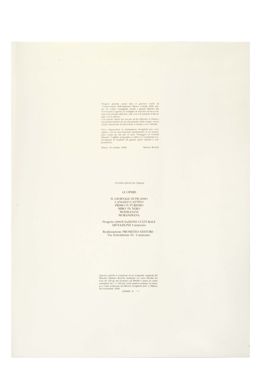 Omaggio grandi maestri del 900 (Folder) - Image 4