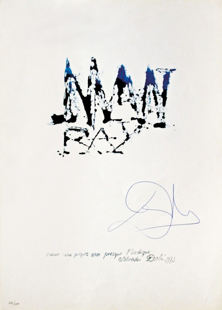 Salvador Dalí Man Ray, 1972