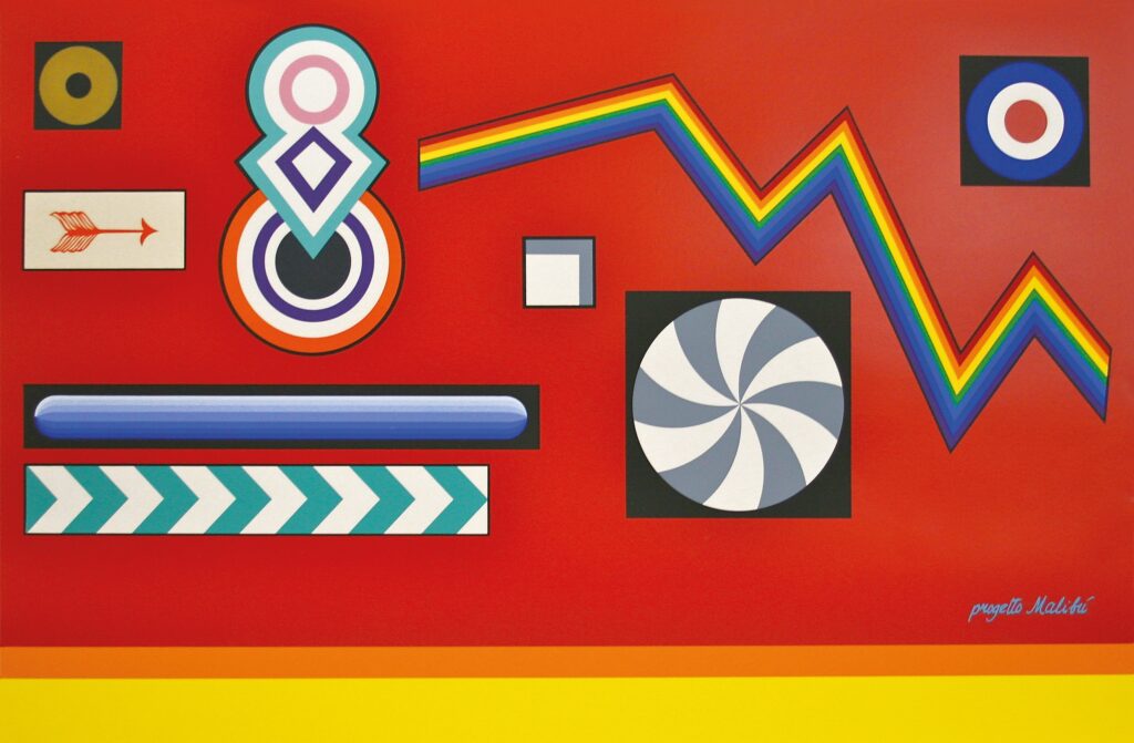 Lucio Del Pezzo Progetto Malibu, 1990