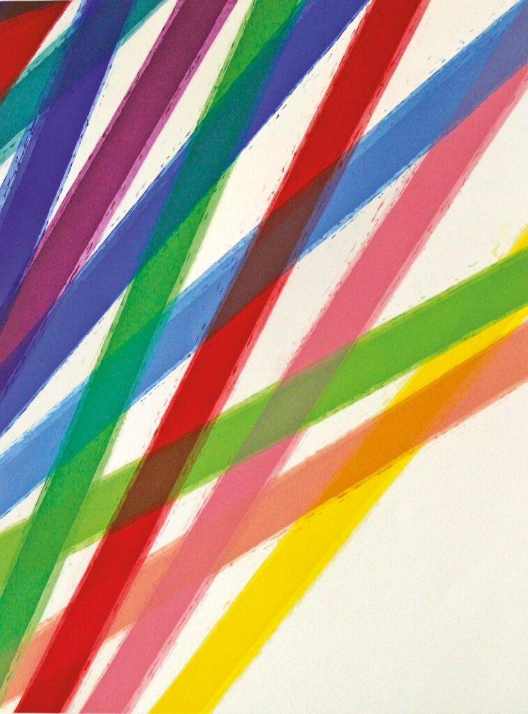 Piero Dorazio Color fax, 1990