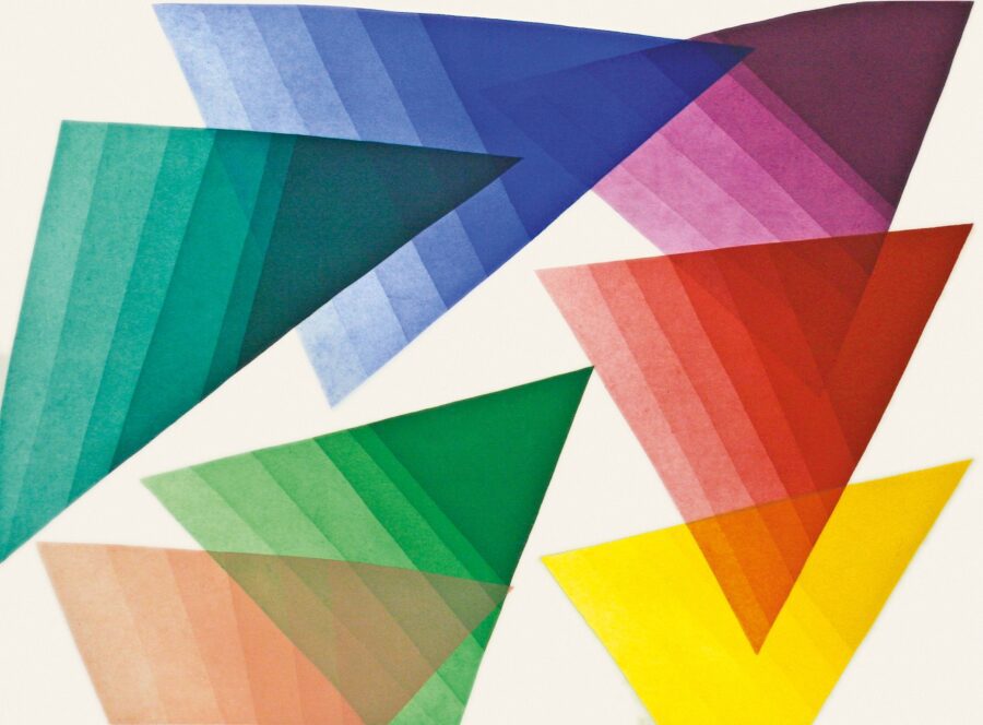 Piero Dorazio Color fax, 1990