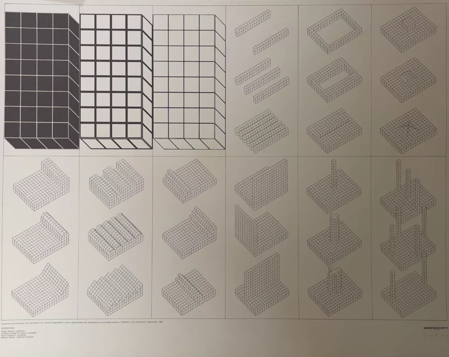 Superstudio Istogrammi d’architettura 1972