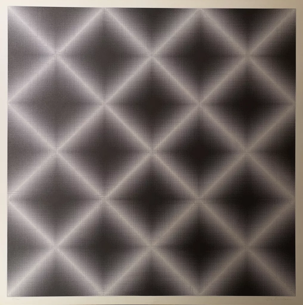 Getulio Alviani Testura grafica x ortogonale